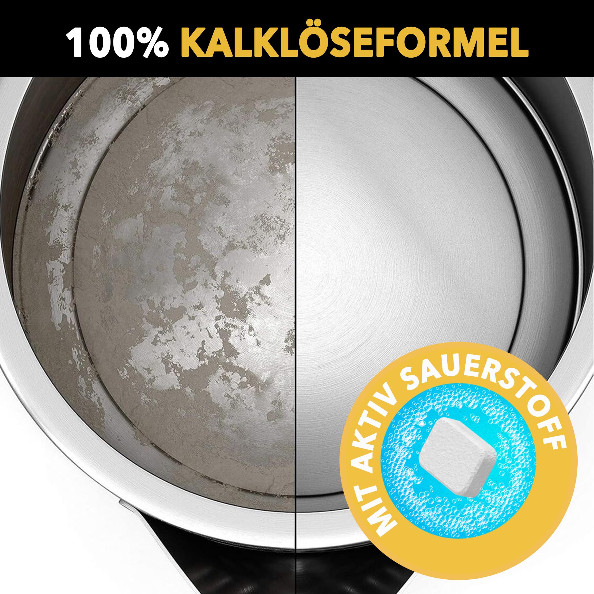 [50x] Entkalkungstabletten für Kaffeevollautomaten und Kaffeemaschinen MADE IN GERMANY | Kompatibel mit Jura, Siemens EQ Series, Krups, Bosch, Miele, Melitta, WMF | Entkalker für 50 Reinigungsvorgänge 2