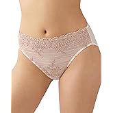 Wacoal Women's Embrace Lace Full Coverage Hi-Cut Brief Panty, 841191