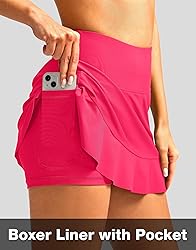 Soothfeel Women's Swim Skirt with Pocket High