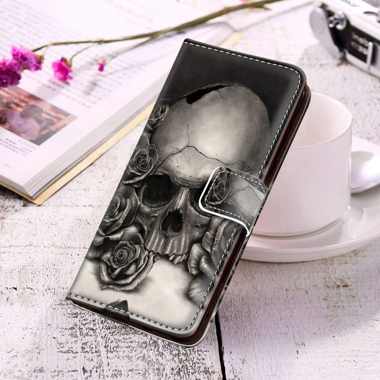 Amazon.com: Skeleton Wallet Case Compatible with Galaxy S10e (2019) [5.8-Inch] Excellent