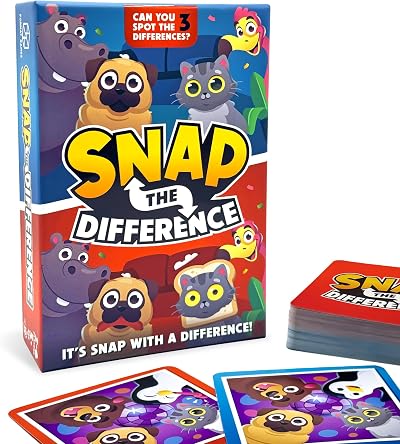 Format Games Snap the Difference Card Game – Fast-Paced Family Diff Spotter