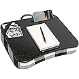 LAPGEAR Designer Lap Desk with Phone Holder and Device Ledge - Buffalo Check - Fits up to 15.6 Inch Laptops - Style No. 45428