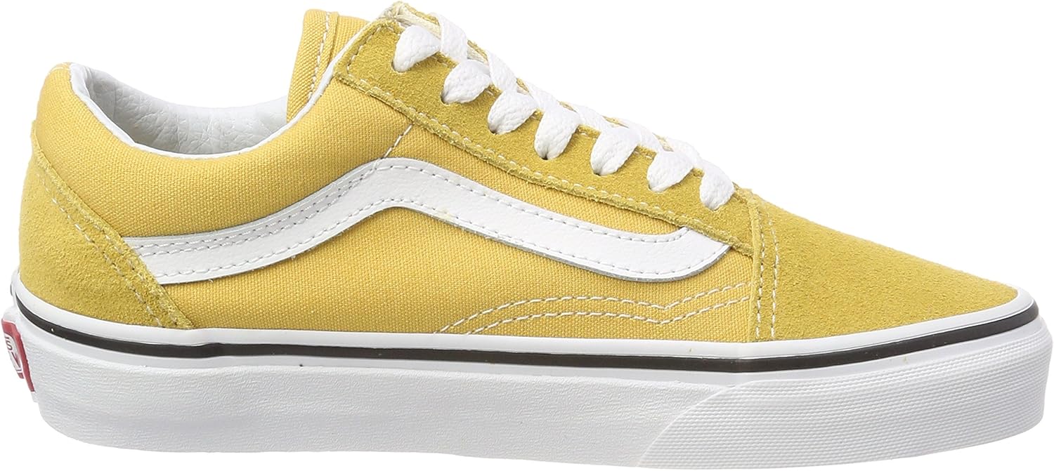 vans old skool ochre true white