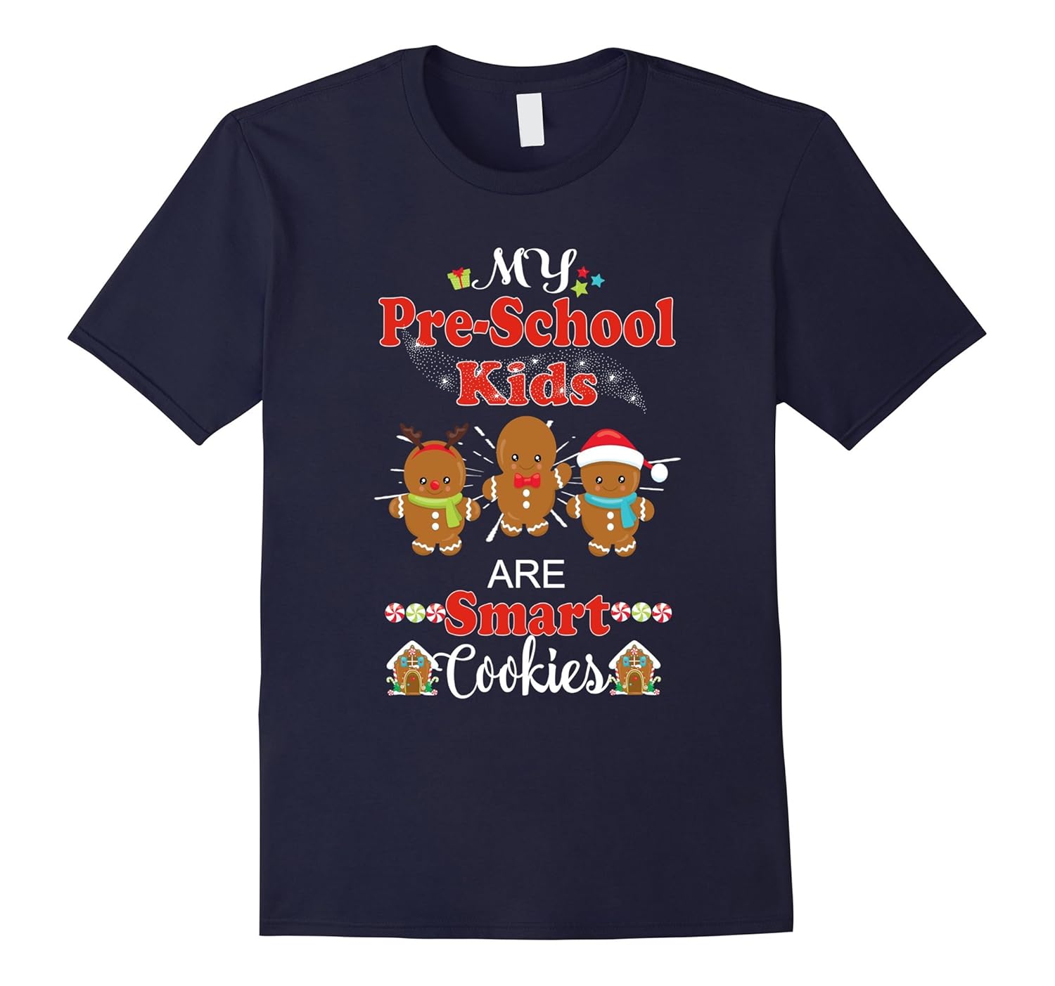 Pre-School Teacher Christmas Shirt- Smart Cookies-ANZ