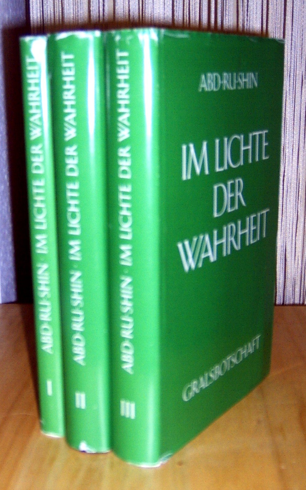 Im Lichte Der Wahrheit Gralsbotschaft3 Bände Amazonde - 