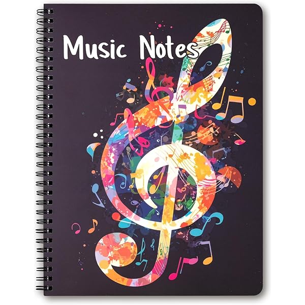 The Musician's Notebook: Manuscript Paper For Inspiration And