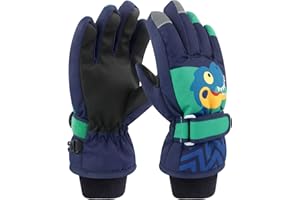 Kids Winter Gloves Warm Ski Snow Mittens Cold Weather for Girls Boys Toddler