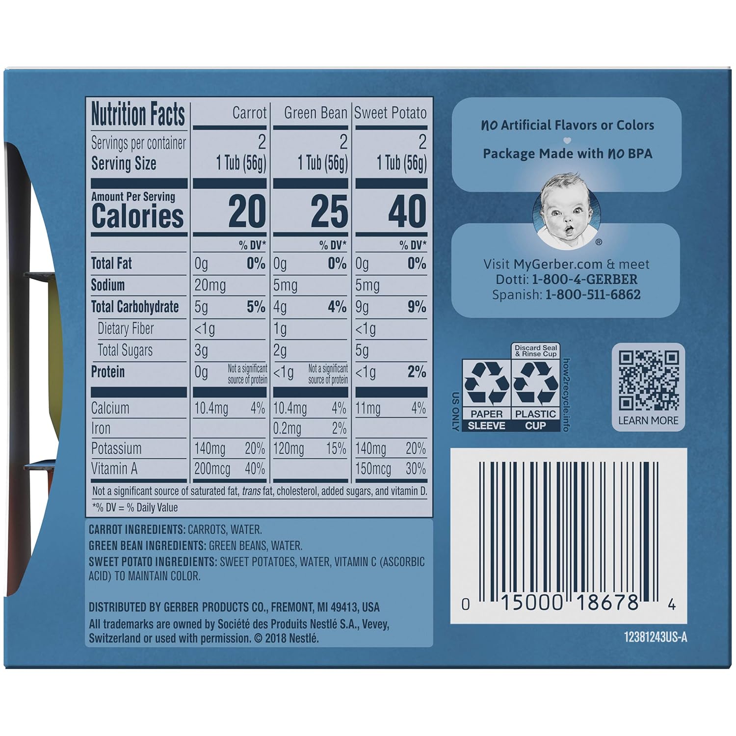 gerber my first veggies