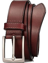 WOLFANT Men's 35mm Dress Casual Belt,100% Italian