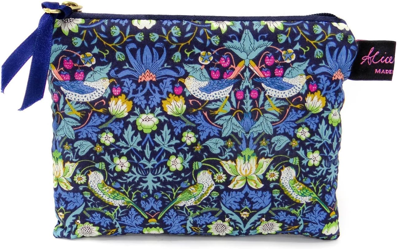 Liberty Fabric Purse in Strawberry Thief