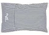 MyPillow Multi-Use Travel Pillow Compact Pillow for On-The-Go Comfort and Sleeping, Portable, Compact, Washable Pillow for Adult and Kids Neck Support [Blue Stripe]