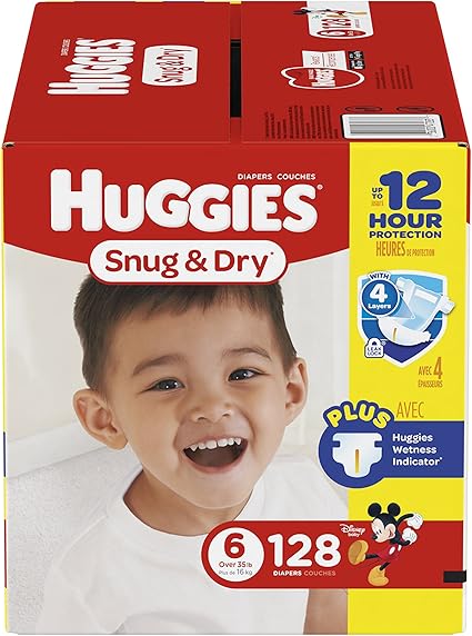 amazon huggies diapers size 6