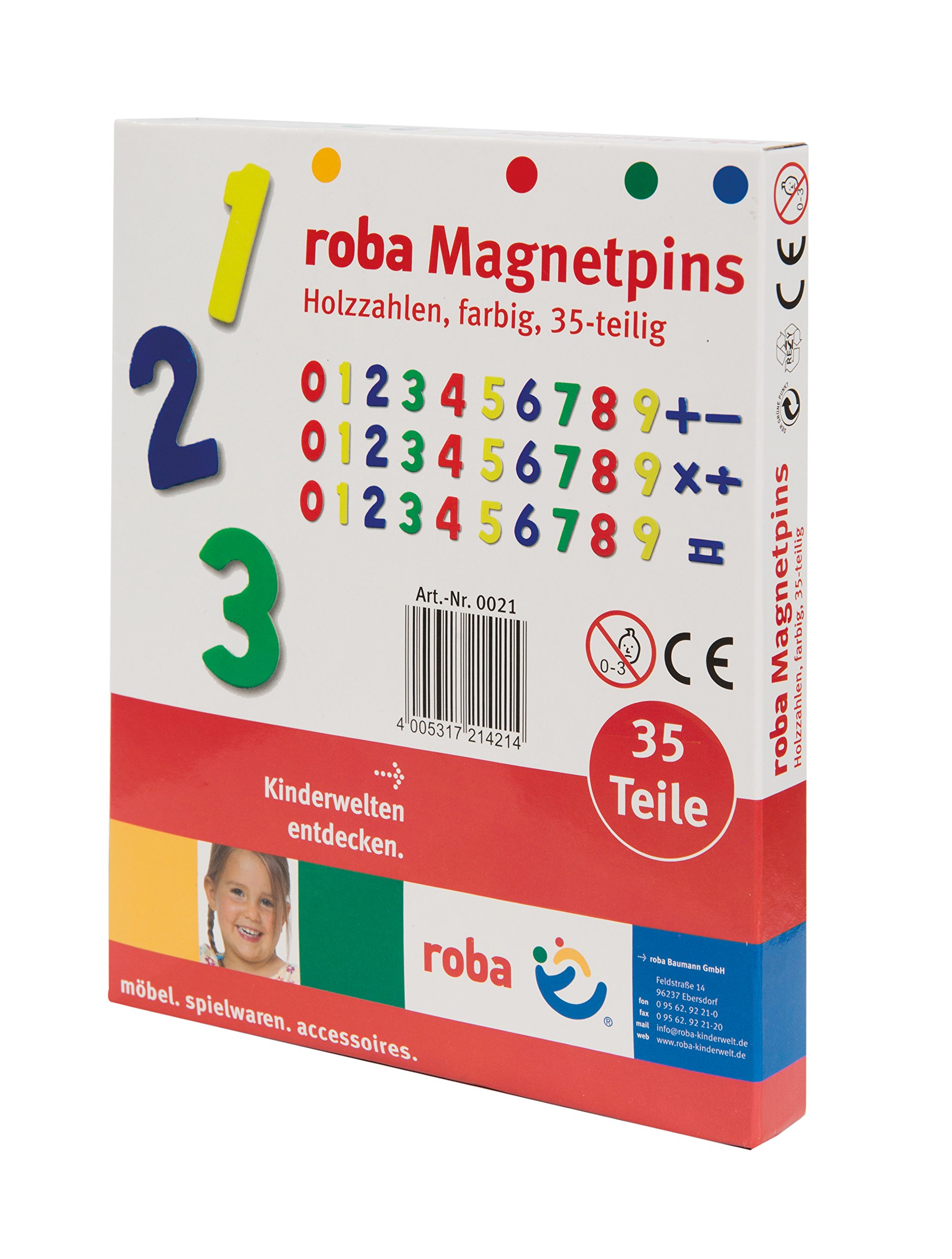 Roba Baumann GmbH Wooden Magnetic Numbers