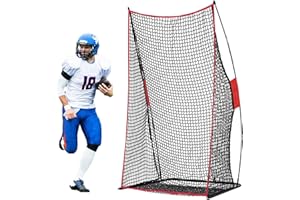 OKAYES Football Net Portable Football Throwing Net Football Kicking Cages for Throwing