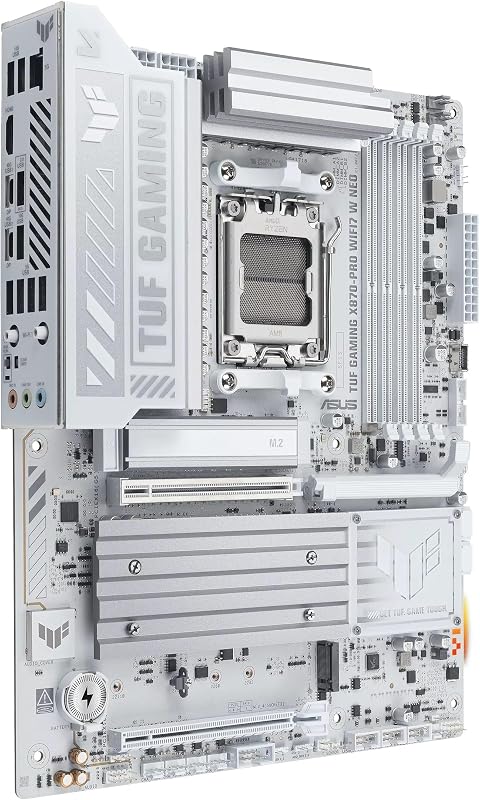 TUF GAMING X870-PRO WIFI7 W NEO, Scheda Madre AMD ATX, Slot DDR5