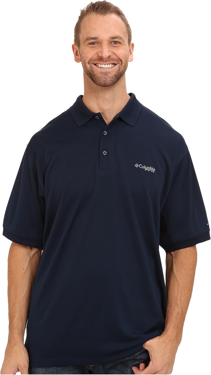 Columbia Mens PFG Perfect Cast Polo Shirt: Clothing