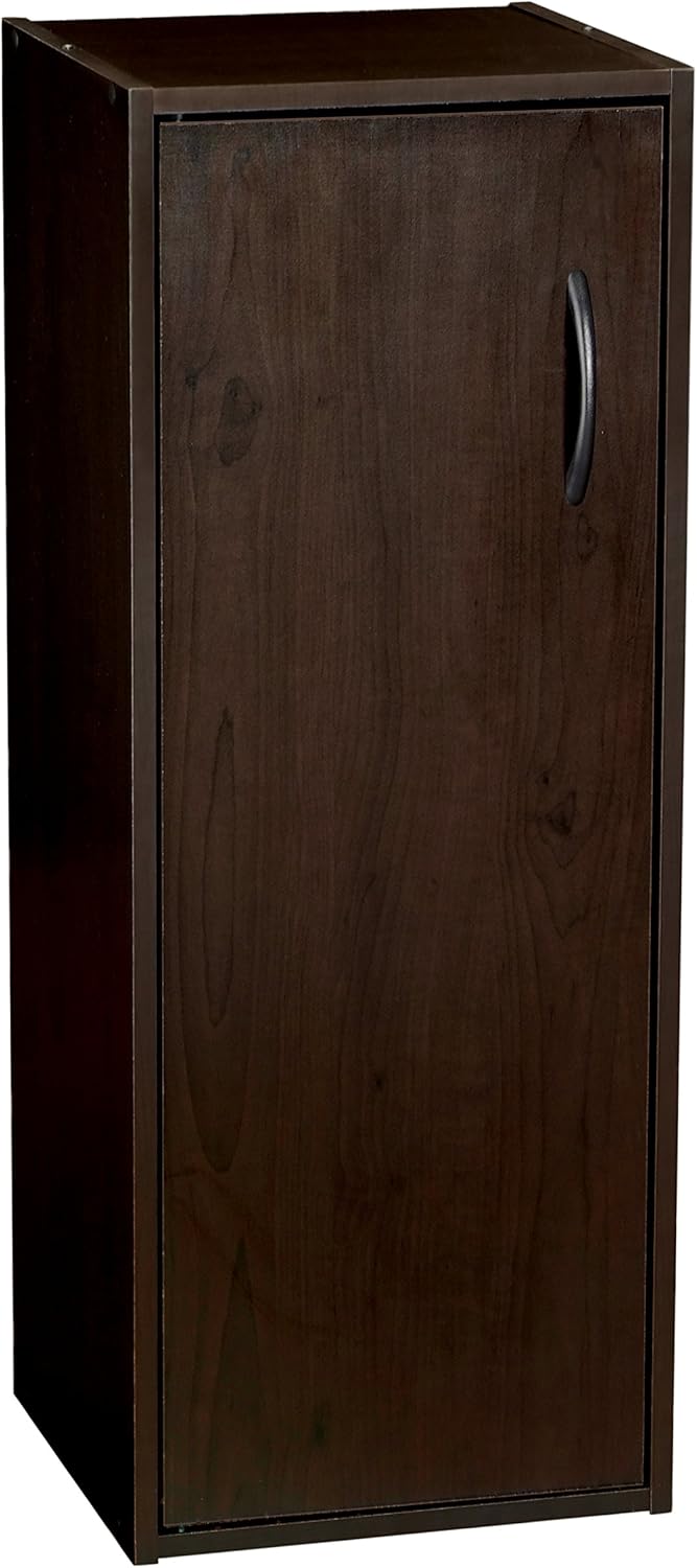 ClosetMaid 8991 Stackable 1-Door Organizer, Espresso: Furniture & Decor