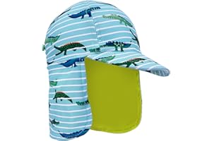 Gifts Treat Kids Legionnaires Hat, UPF 50+ Sun Protection Swim Cap Flap Hat for Kids, Quick Drying Sun Hat for Beach Seaside