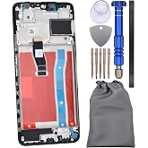 Display Screen Touch Digitizer with Screen Frame for Huawei nova Y70 Plus Black 6.75