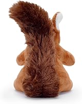Zappi Co Squirrel Plush Toy 15cm 100% Recycled Eco Friendly Stuffed Animal view 6