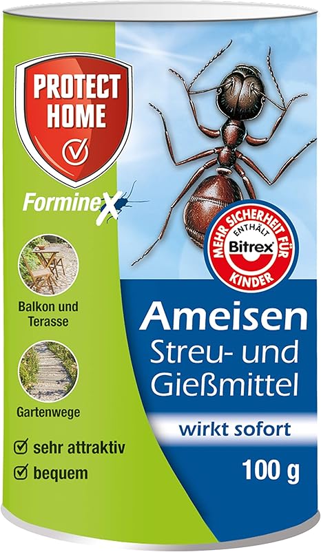 Protect Home Forminex Ameisen Streu Und Giessmittel Ehem Bayer Garten Blattanex Ameisenmittel 100g Amazon De Garten