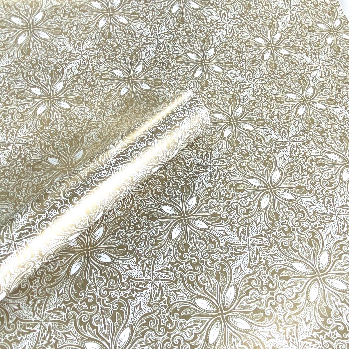 MESOAR Peel Stick Beige Vinyl Film 45cm by 300cm