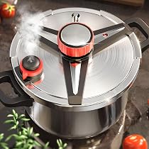 Amazon.com: 18/8 Stainless Steel Pressure Cooker 10 QT, [Save 70 ...