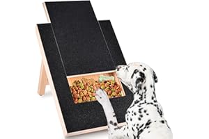 havit Dog Nail Scratch Board, Dog Scratch Pad for Nails with Dog Nail File, Stress-Free Dog Scratch Board for Nails with Sandpaper & Treat Box for Small Medium Dogs Puppies Sensitive Dogs Nail Trimmer