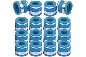SSI Rubber Positive Valve Stem Seal - Fits an 11/32" Valve Stem And .500" Guide O.D., Valve Seals For SBC BBC SBF, Positive Seal