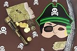 HENBRANDT Pirate Paper Party Masks for Kids Pack of 12 Fancy Dress Costume view 5