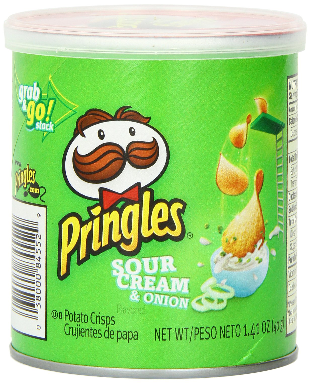 Pringles BBQ Grab and Go Pack, 2.5 Ounce (Pack of 12)