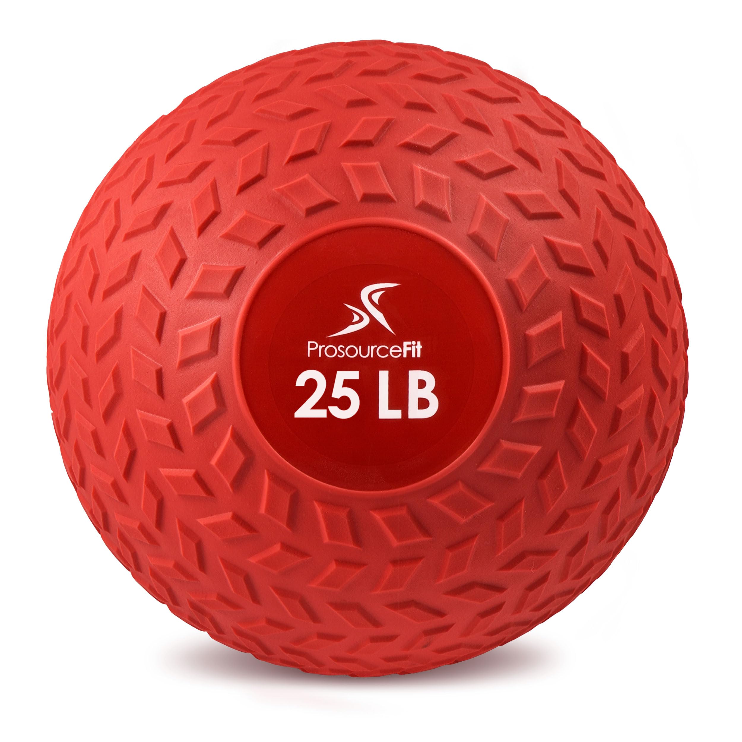 ProsourceFit Slam Medicine Balls 5, 10, 15, 20, 25, 30, 50lbs Smooth and Tread Textured Grip Dead Weight Balls for Strength and Conditioning Exercises, Cardio and Core Workouts Image