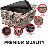 FORTEM Car Boot Organiser Storage 50L 600D Oxford Non Slip Bottom view 2