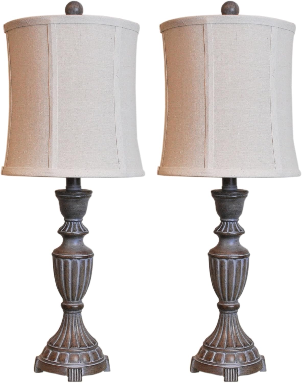 Best whitewashed table lamps set of 2