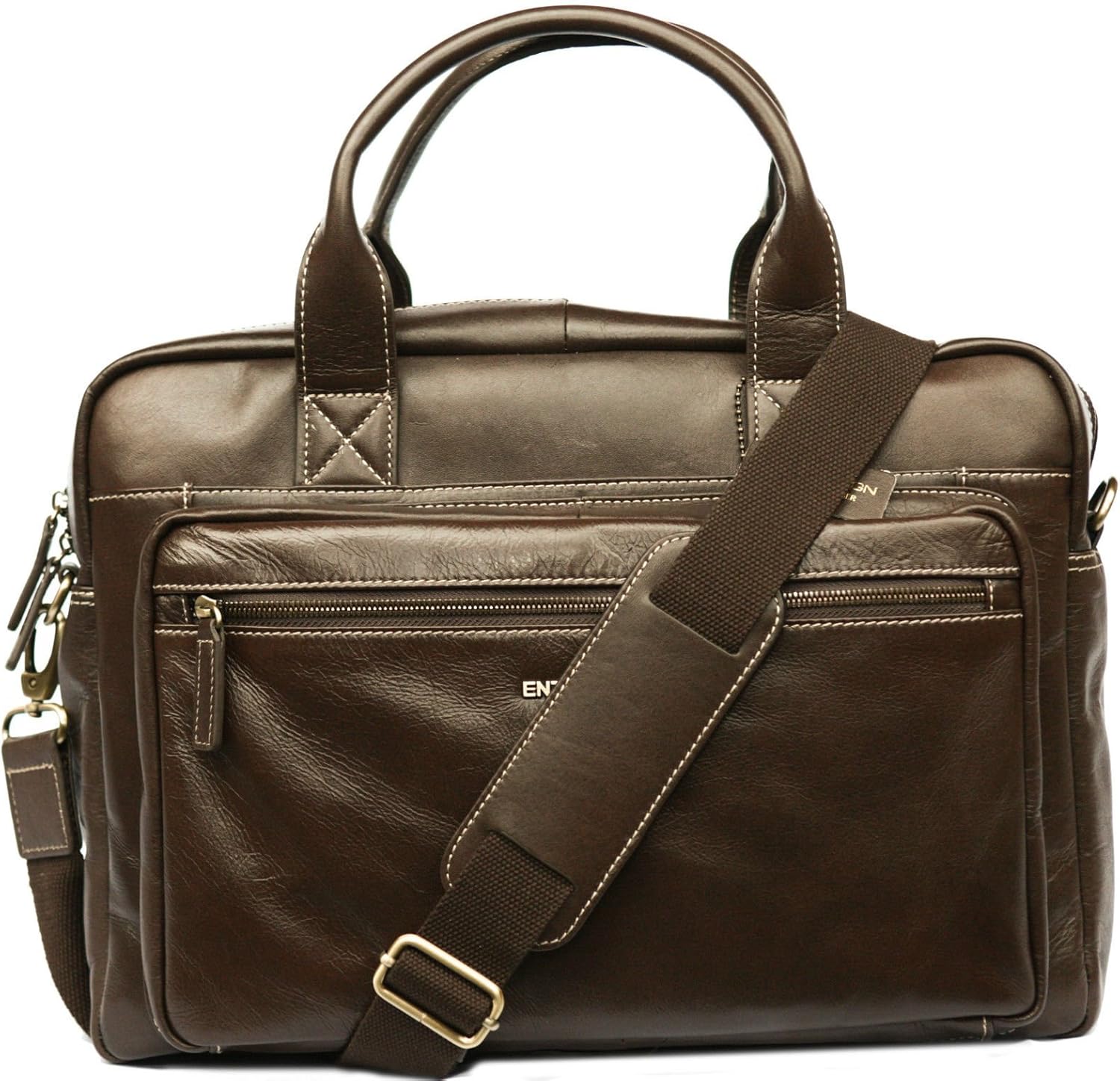 top leather briefcase