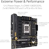 ASUS TUF GAMING B650M-PLUS WIFI AM5 Micro-ATX Motherboard DDR5 PCIe 5.0 M.2 view 3