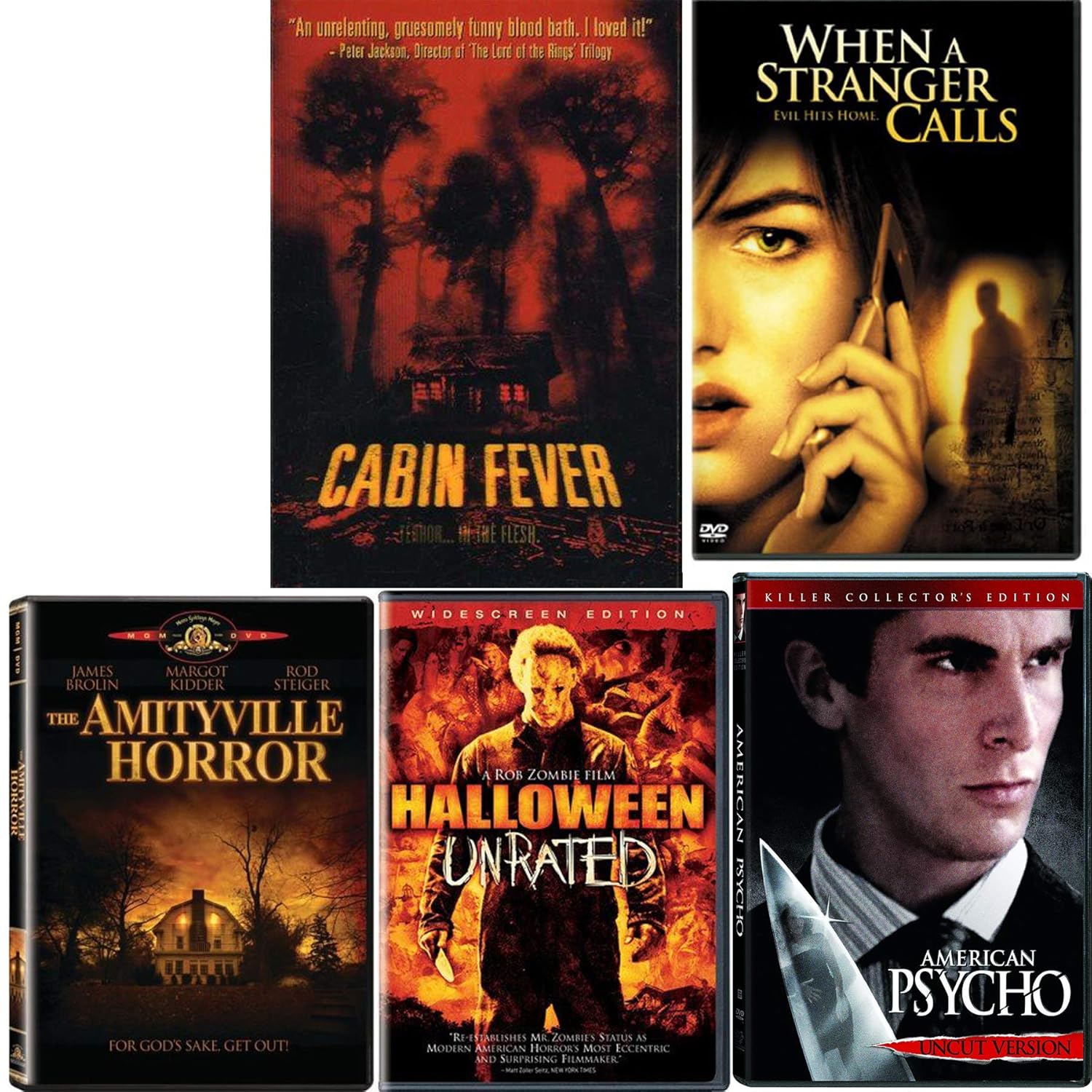 Amazon Com When Evil Hits Home Unleashed 5 Movie Collection Cabin