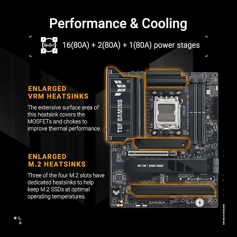 TUF Gaming X870-PRO WIFI7 W NEO AMD ATX-Mainboard