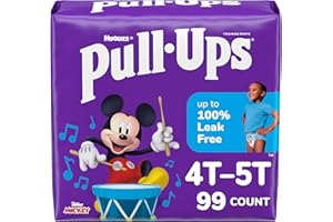 Pull-Ups Boys' Potty Training Pants, 4T-5T (38-50 lbs), 99 Count (3 Packs of 33)