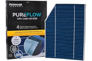 PREMIUM GUARD PureFlow HEPA Cabin Air Filter PC99458HX | Fits 2018-2024 BMW X3, 2019-2025 330i xDrive, 330i, 2022-2025 i4, 2019-2025 X4, 2020-2025 Toyota GR Supra, 2021-2025 BMW 430i