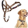 HALTI Headcollar - to Stop Your Dog Pulling on The Leash. Adjustable, Reflective and Lightweight, with Padded Nose Band. Dog Training Anti-Pull Collar for Medium Dogs (Size 3, Desert Sand)
