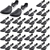 Honeydak 20 Pairs Plastic Shoe Trees Adjustable | Shaper Stretcher, Portable Shoe Trees, Boot Holder, Keep Shape Prevent Creases, Lightweight Compact Design