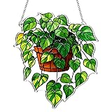 Book Ornament Stained Glass Window Hanging