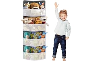 Ofiray-home Soft Corner Shelf | Safe Hanging Organizer | Child-Friendly Wall Mount Storage | for Sundries, Toys, Stuffed Animals, Diapers | for Pantry Closet Bedroom Nursery Organization 1-Pack