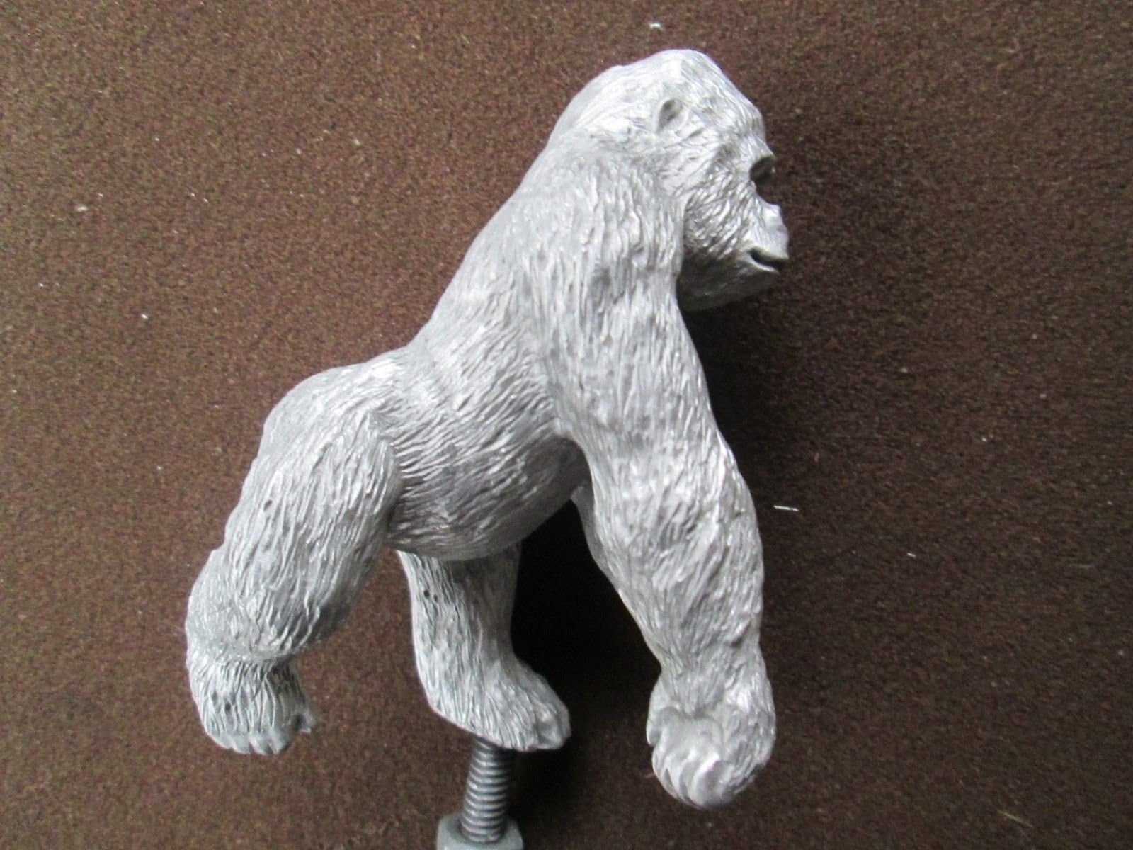 African Silverback Gorilla Car Hood Ornament
