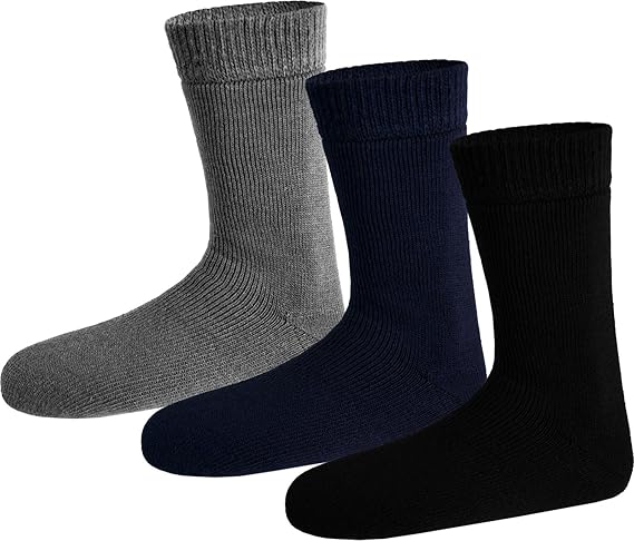Polar Husky® 3 Paar Nie Wieder kalte Füße Wintersocken - super-dick und sehr warm