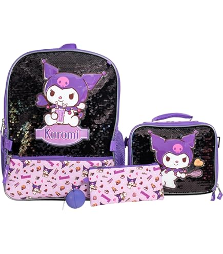 My Melody Kuromi Cake Mini Backpack & Wallet Sanrio Sweet Piano Purple NWT Sanrio My Melody & Kuromi Cake Mini Backpack | Loungefly main image 3