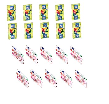 Virgo Toys Matchup & Brain Drain Puzzle (Combo) - Pack of 10