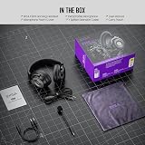 EKSA E900 Wired Gaming Headset 50mm Driver Detachable Mic 3D Audio Sliver view 7