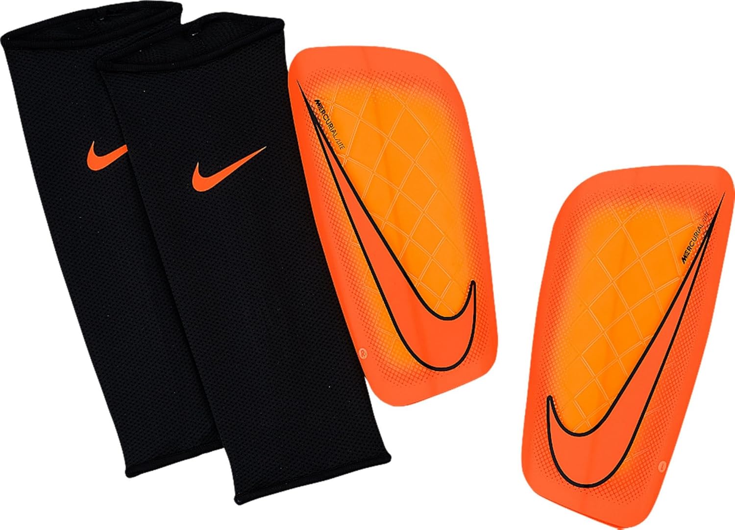 Buy Nike Mercurial Lite Soccer Shin Guards (Total Orange, Bright Citrus
